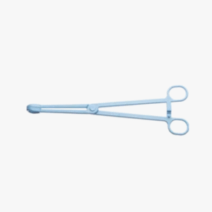 MG St Rampley Forceps Plastic 24cm Blue (C80)